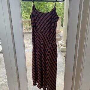 a new day Asymmetrical Navy and Black Dress